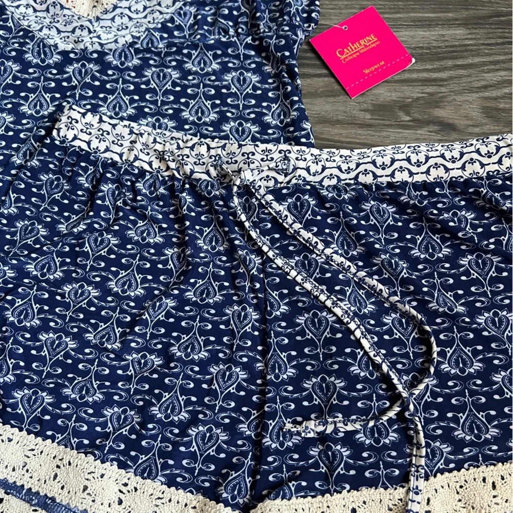 Catherine Malandrino Paisley Print Cami Set - Picture 3 of 6